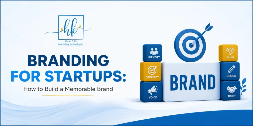 Startup team building a memorable brand through logo design, brand identity, digital marketing, and customer engagement